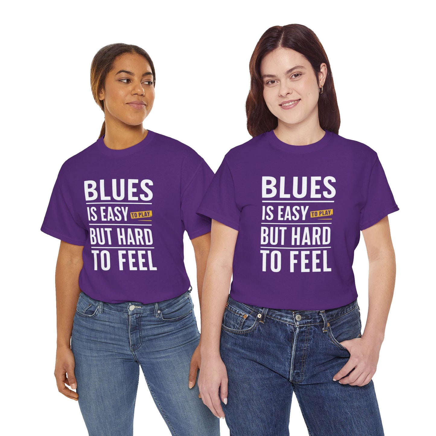 Blues Music Tee - Jimi Hendrix Quote Graphic T-Shirt for Music Lovers