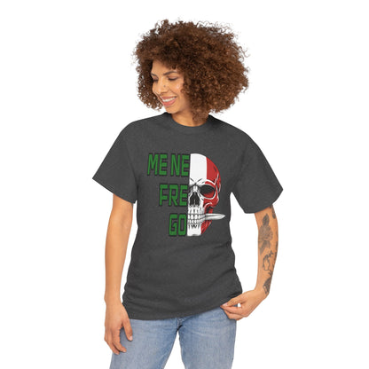 T-Shirt Arditi "Me Ne Frego" | Teschio Tricolore Italiano — Maglietta Militare Vintage