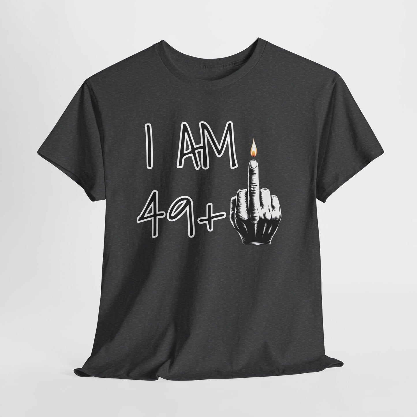 T-shirt 50 Anni Middle Finger | Maglietta Divertente Regalo 50° Compleanno