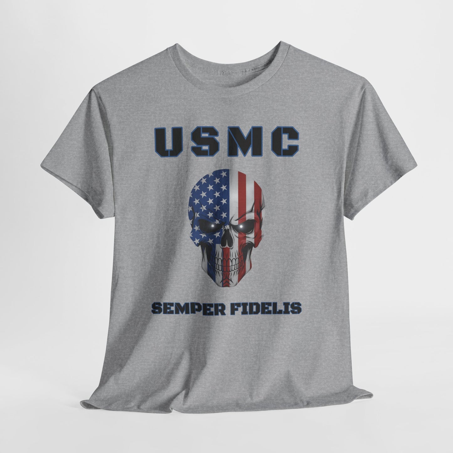 Marines USMC Semper Fidelis T-Shirt | Veteran Patriotic Military Pride Tee