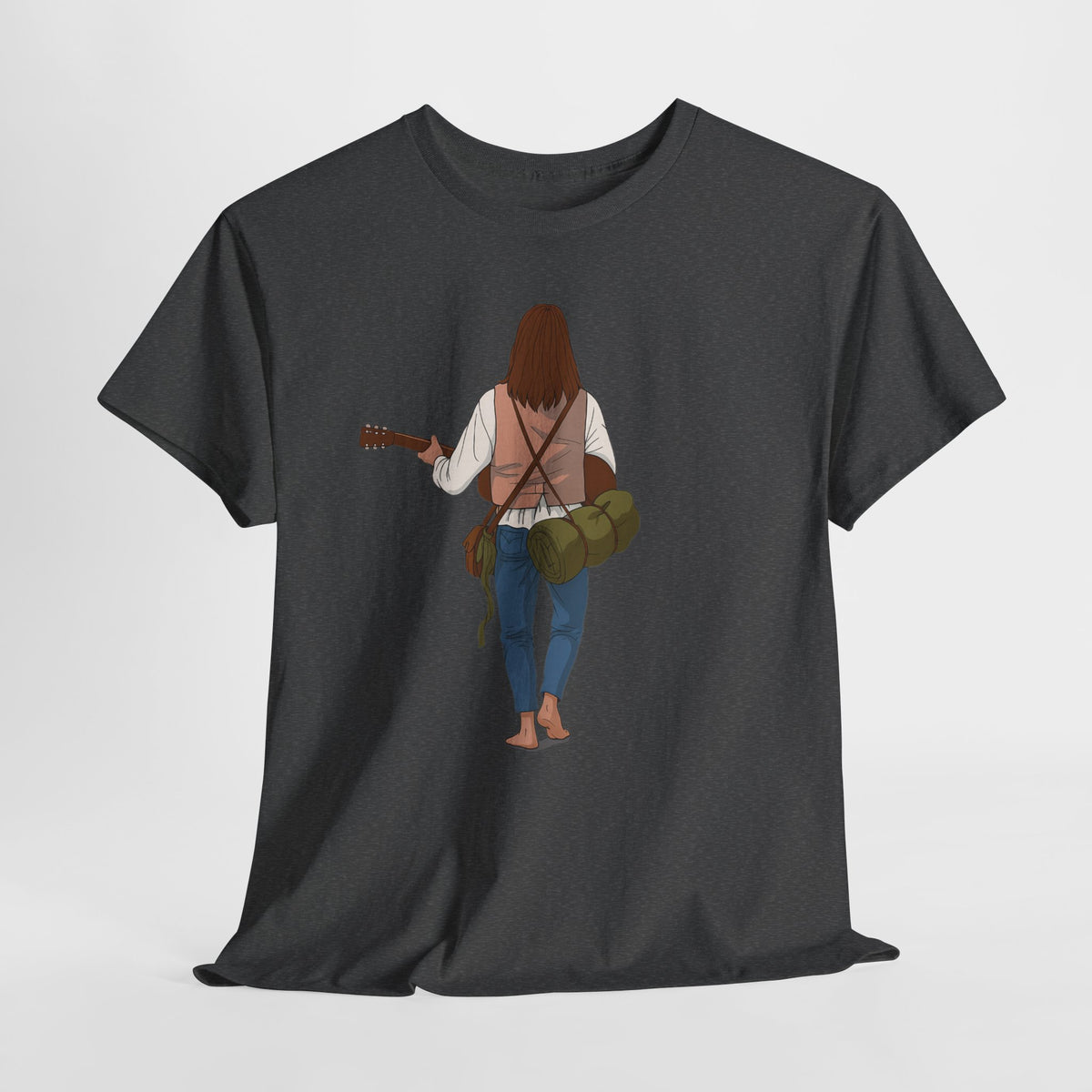 T-Shirt Il Vagabondo | Maglietta Vintage Anni 80 Retrò | Cotone Pesante | Idea Regalo