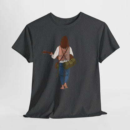 T-Shirt Il Vagabondo | Maglietta Vintage Anni 80 Retrò | Cotone Pesante | Idea Regalo