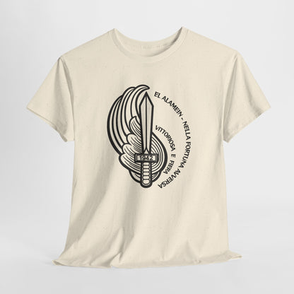 T-Shirt Paracadutisti Folgore El Alamein | Stemma 1942 Pugnale Alato
