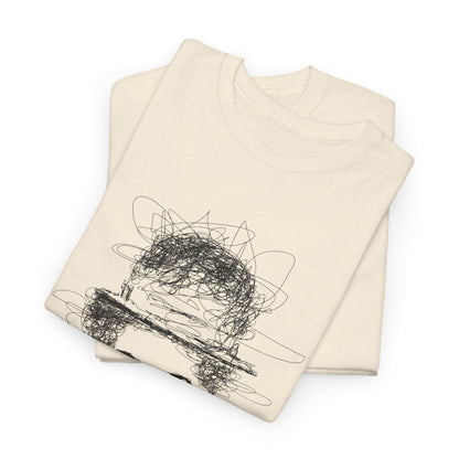 T-shirt Charlie Chaplin, Artistic Character Tee - Unique Graphic Design, Casual Wear, Gift for Artists, Vintage Style, Unisex Fashion