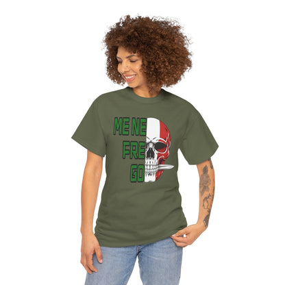 Maglietta Arditi "Me Ne Frego" - T-Shirt Patriottica con Teschio Tricolore