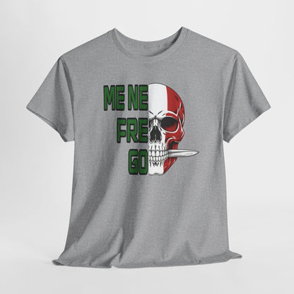 T-Shirt Arditi "Me Ne Frego" | Teschio Tricolore Italiano — Maglietta Militare Vintage