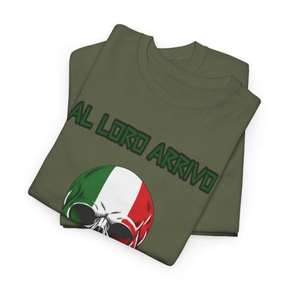 Maglietta Arditi Italiani | T-Shirt Teschio Tricolore Pugnale | Idea Regalo Storia Militare