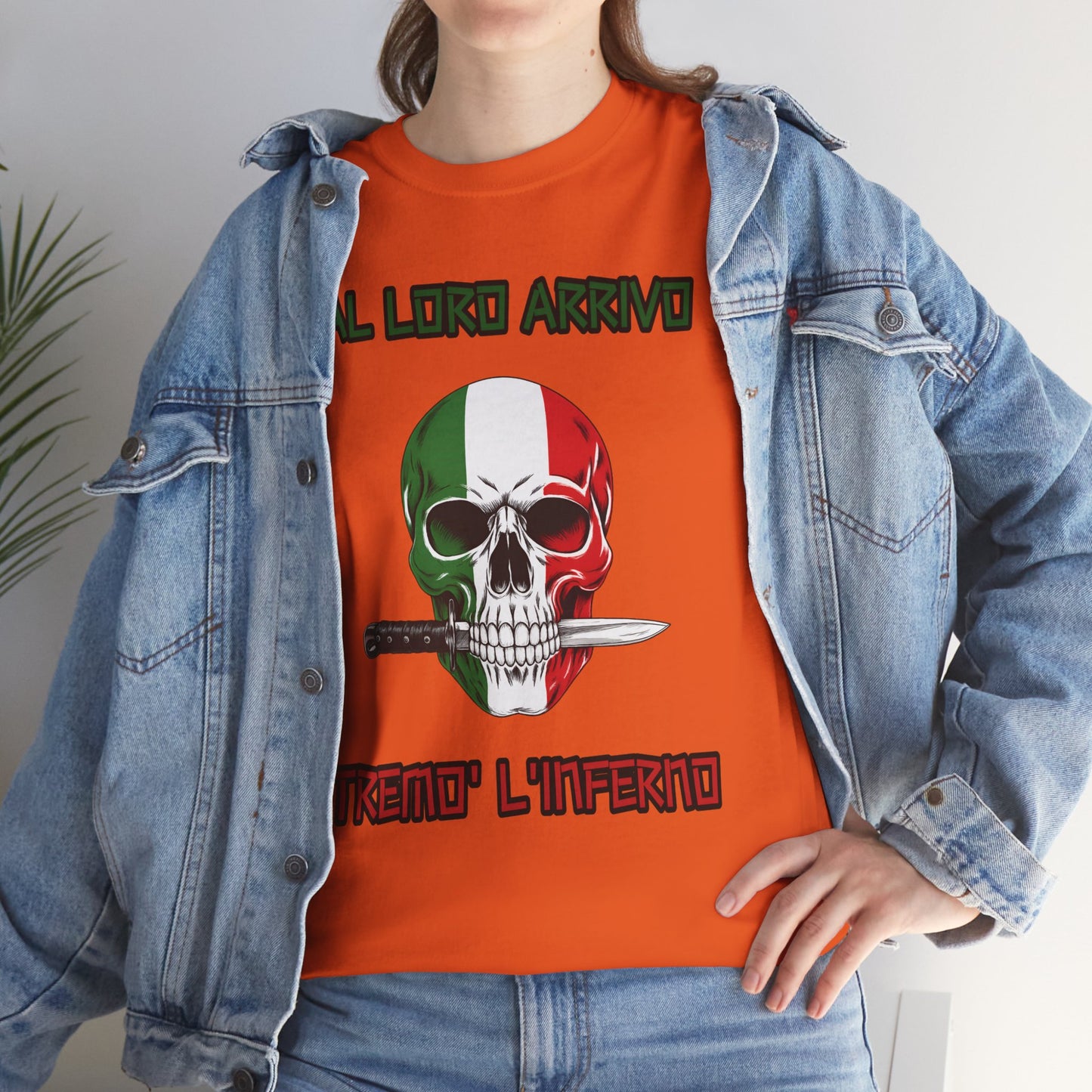 Maglietta Arditi Italiani | T-Shirt Teschio Tricolore Pugnale | Idea Regalo Storia Militare