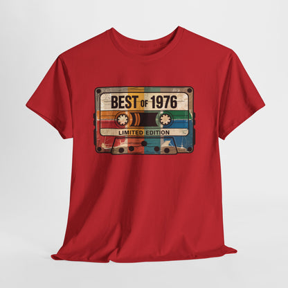 1976 Vintage Cassette 50th Birthday T-Shirt - Limited Edition Retro Bday Tee