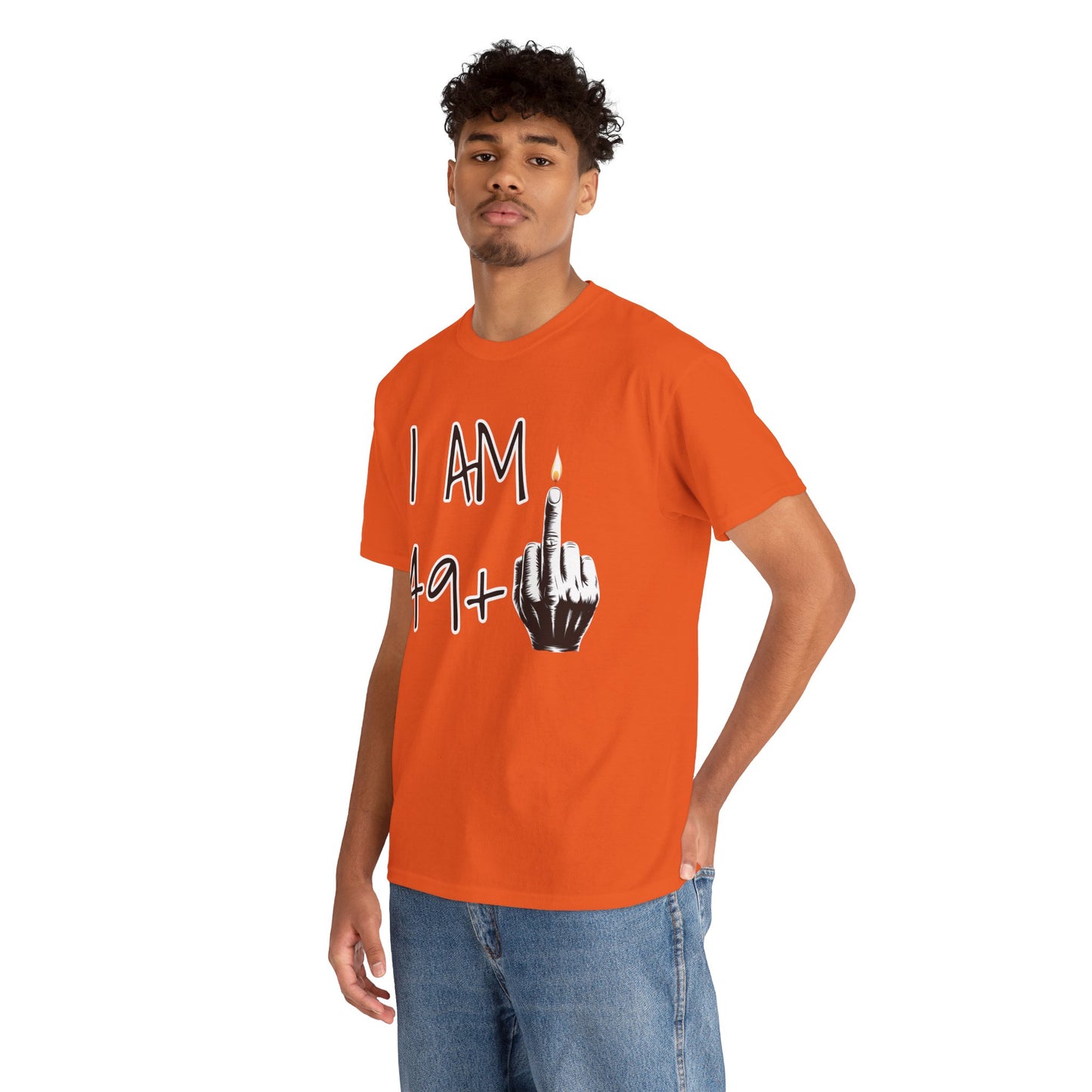 T-shirt 50 Anni Middle Finger | Maglietta Divertente Regalo 50° Compleanno