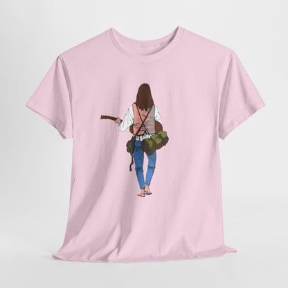 T-shirt Il Vagabondo: vintage anni 80 in cotone pesante. Stile retrò autentico.