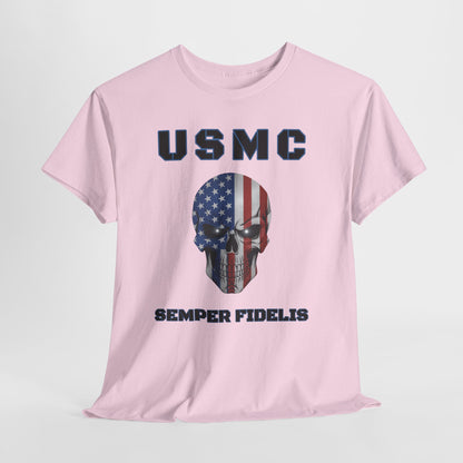 Marines USMC Semper Fidelis T-Shirt | Veteran Patriotic Military Pride Tee