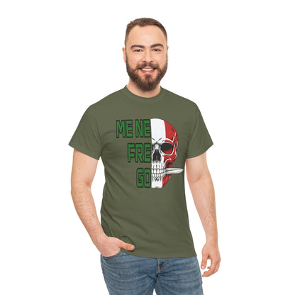 T-Shirt Arditi "Me Ne Frego" | Teschio Tricolore Italiano — Maglietta Militare Vintage