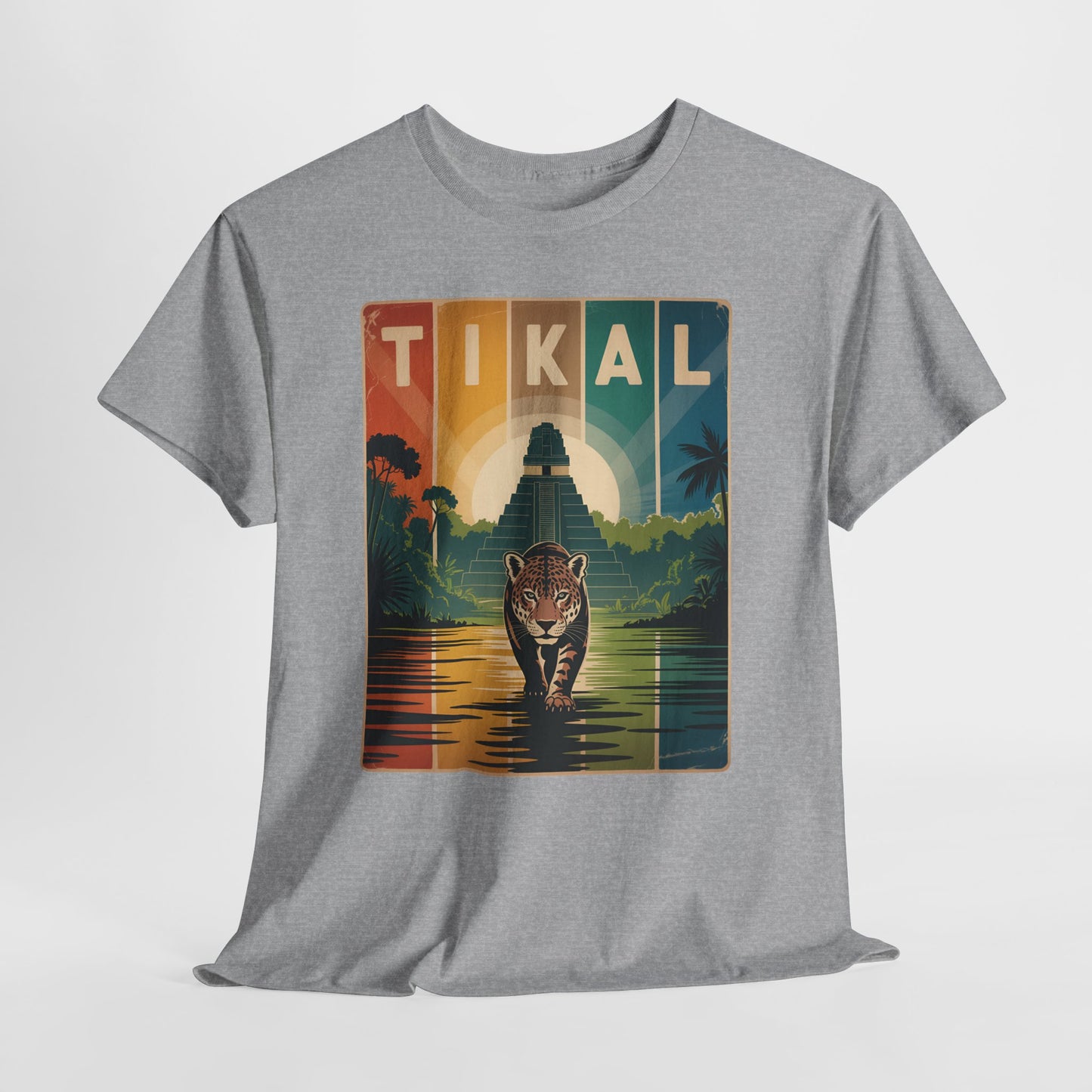 Tikal Jaguar T-Shirt — Guatemala Petén Animal Design