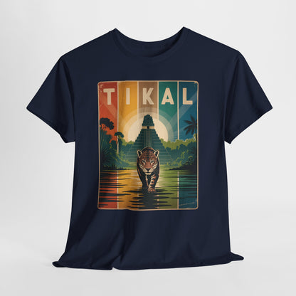 Tikal Jaguar T-Shirt — Guatemala Petén Animal Design