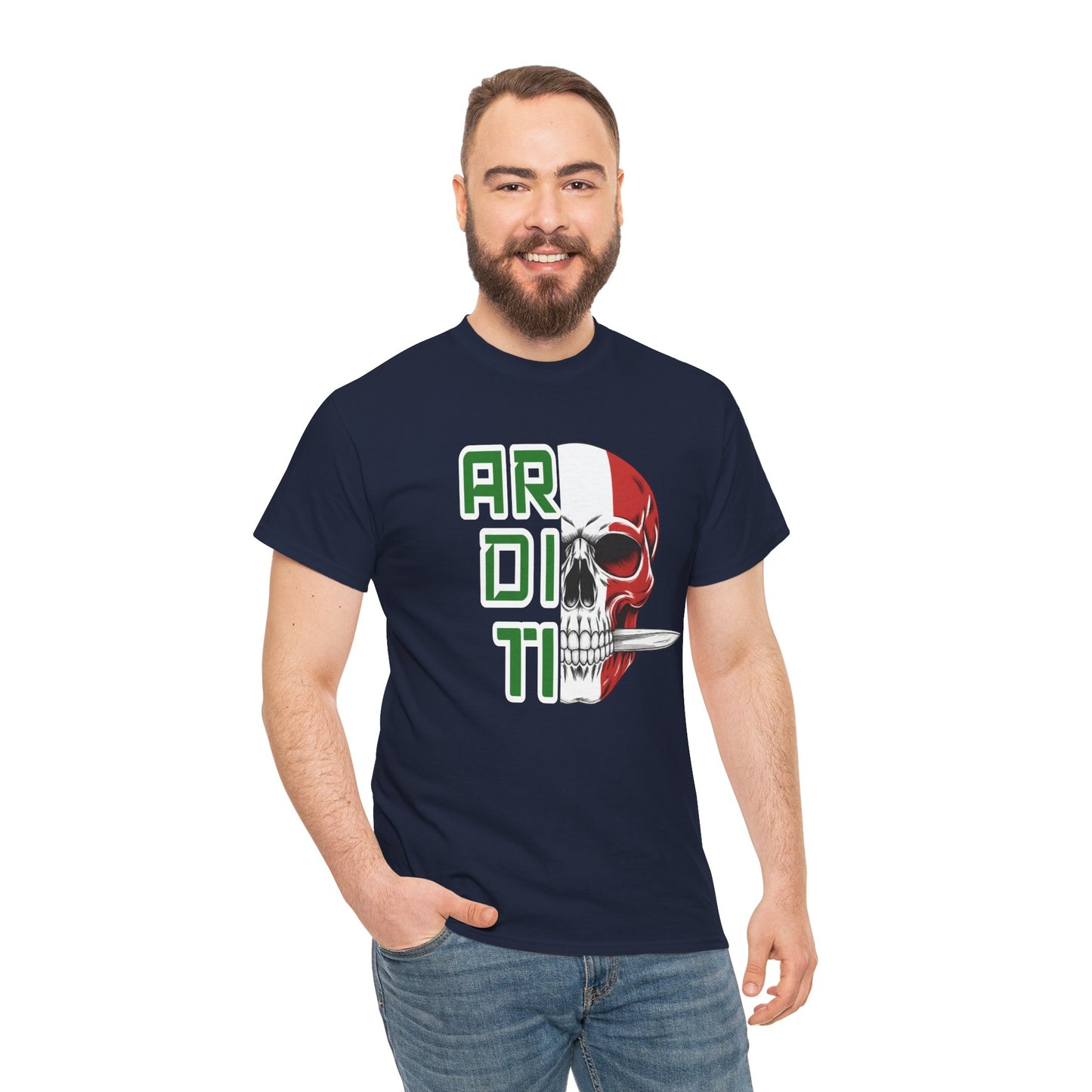 Maglietta Paracadutisti, Maglietta Arditi, Paracadutisti Arditi, Unisex Heavy Cotton T-Shirt Teschio, Shirt Paracadutisti incursori