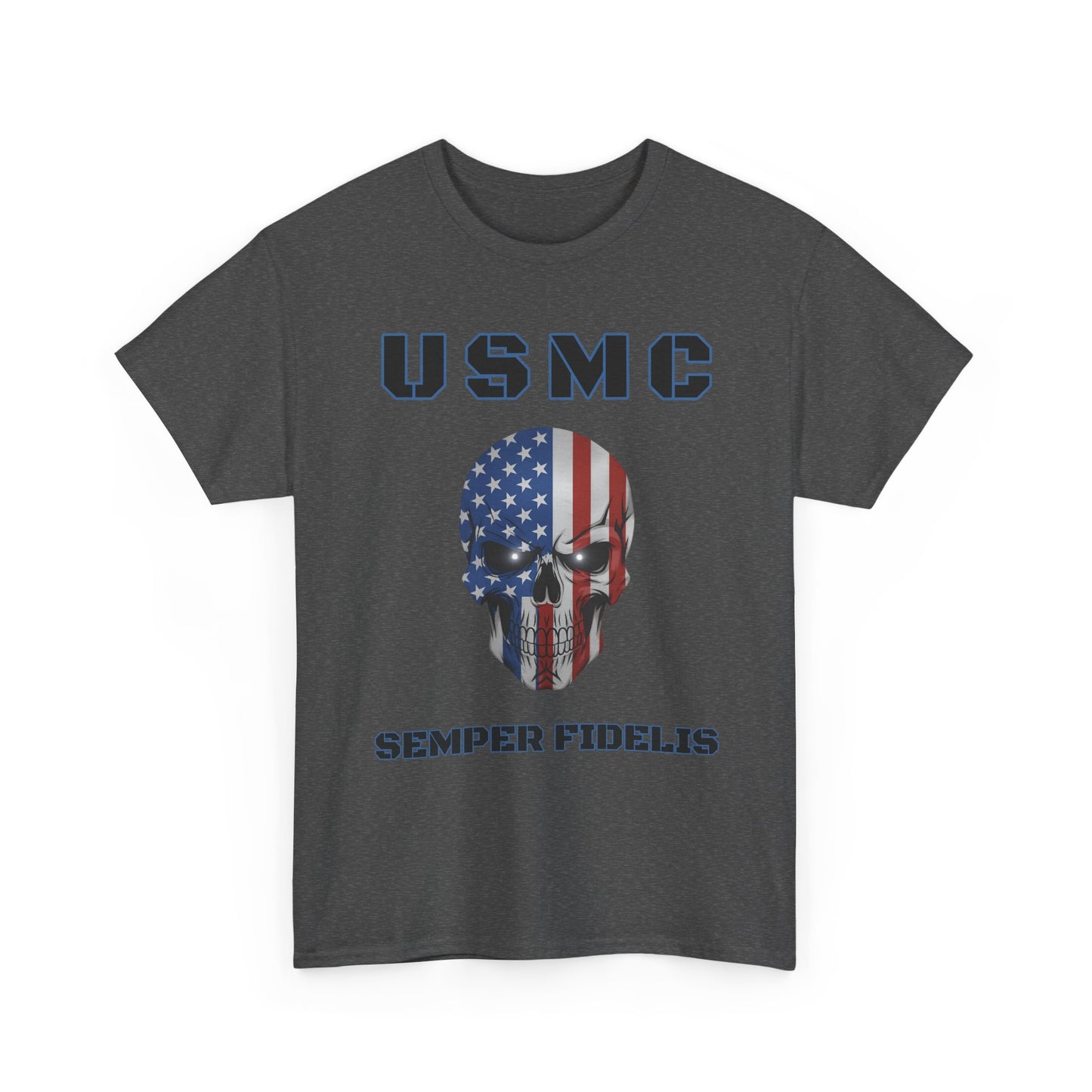 Marines USMC Semper Fidelis T-Shirt | Veteran Patriotic Military Pride Tee