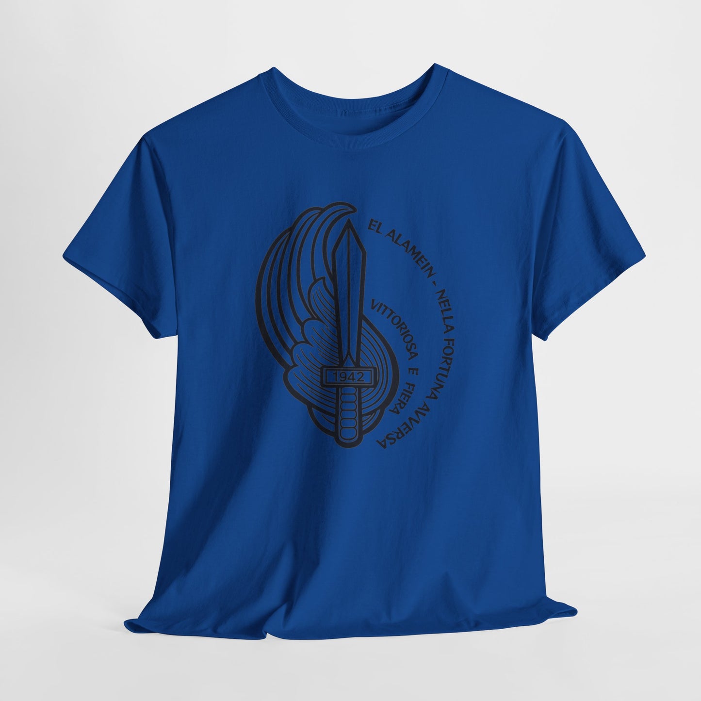 T-Shirt Paracadutisti Folgore El Alamein | Stemma 1942 Pugnale Alato