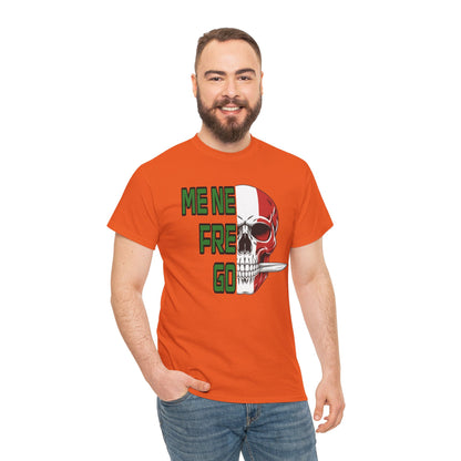 T-Shirt Arditi "Me Ne Frego" | Teschio Tricolore Italiano — Maglietta Militare Vintage