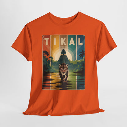 Tikal Jaguar T-Shirt — Guatemala Petén Animal Design