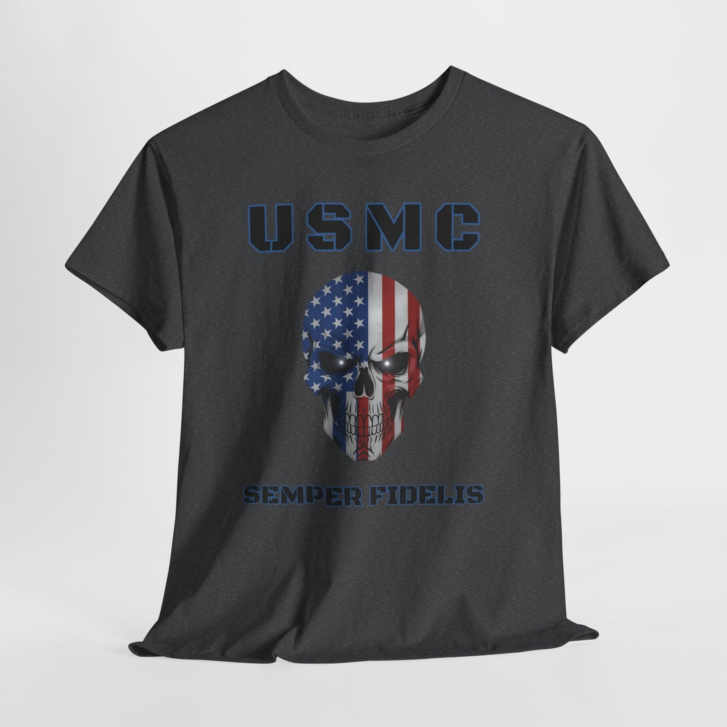 Marines USMC Semper Fidelis T-Shirt | Veteran Patriotic Military Pride Tee