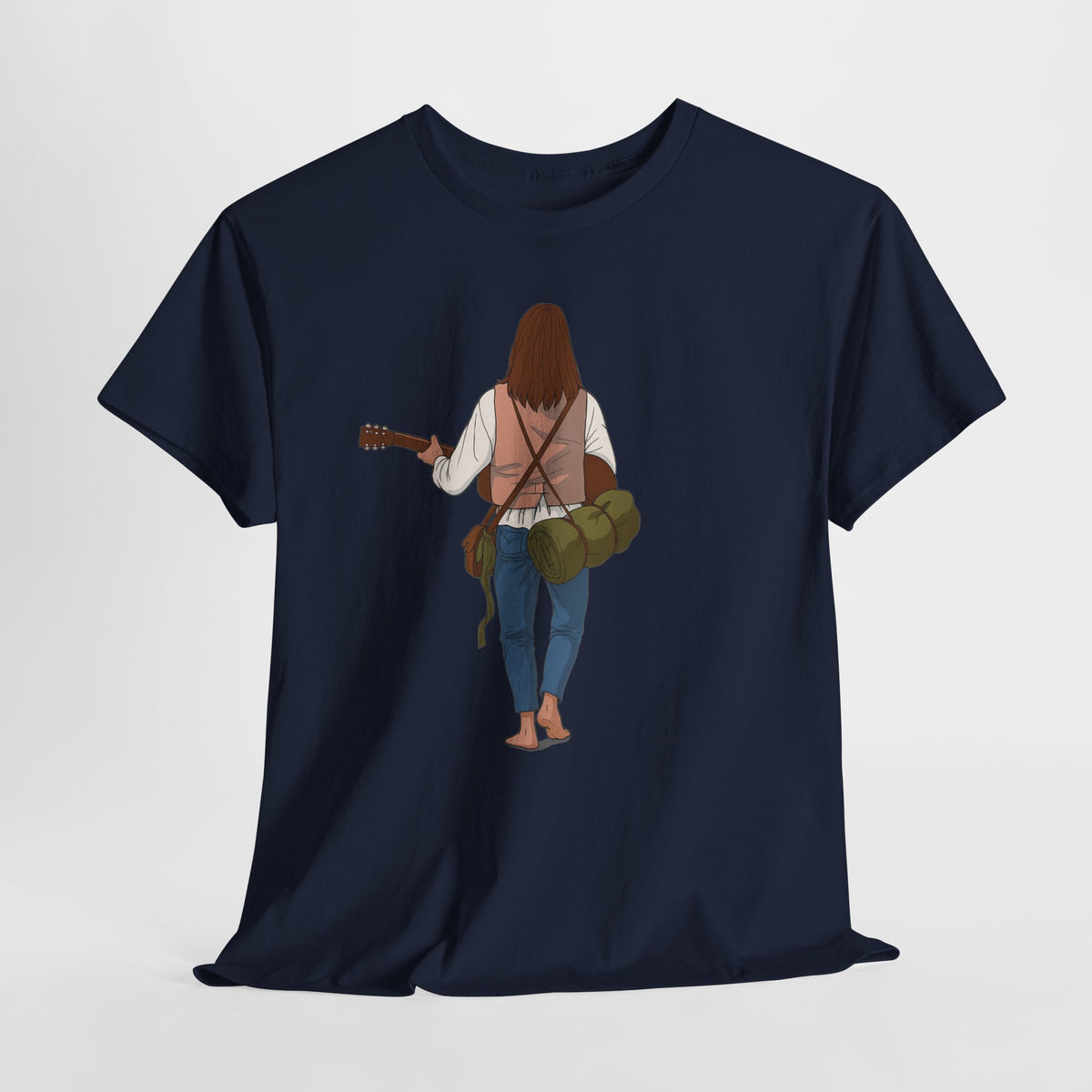 T-Shirt Il Vagabondo | Maglietta Vintage Anni 80 Retrò | Cotone Pesante | Idea Regalo