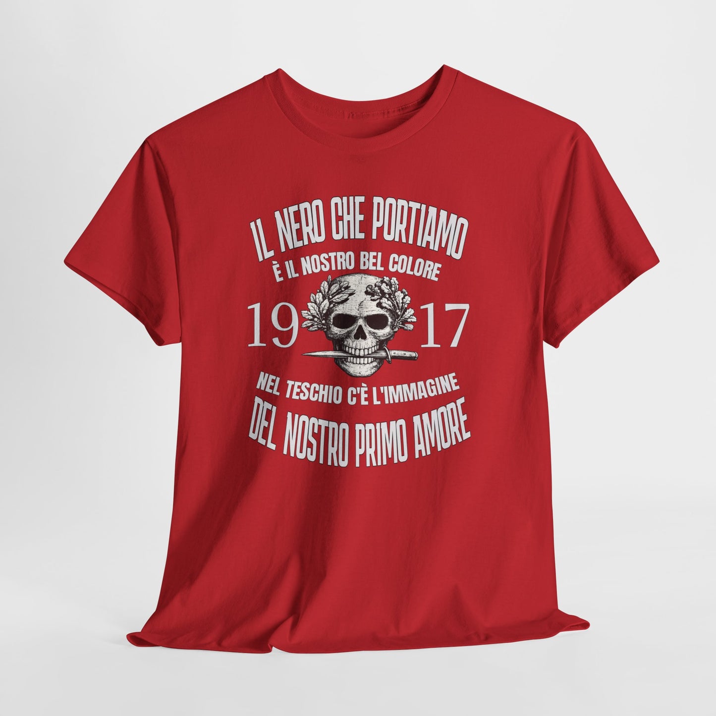Maglietta Arditi 1917, T-Shirt Vintage Uomo Donna con Teschio, Grafica Storica Militare, Idea Regalo