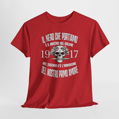 Maglietta Arditi 1917, T-Shirt Vintage Uomo Donna con Teschio, Grafica Storica Militare, Idea Regalo