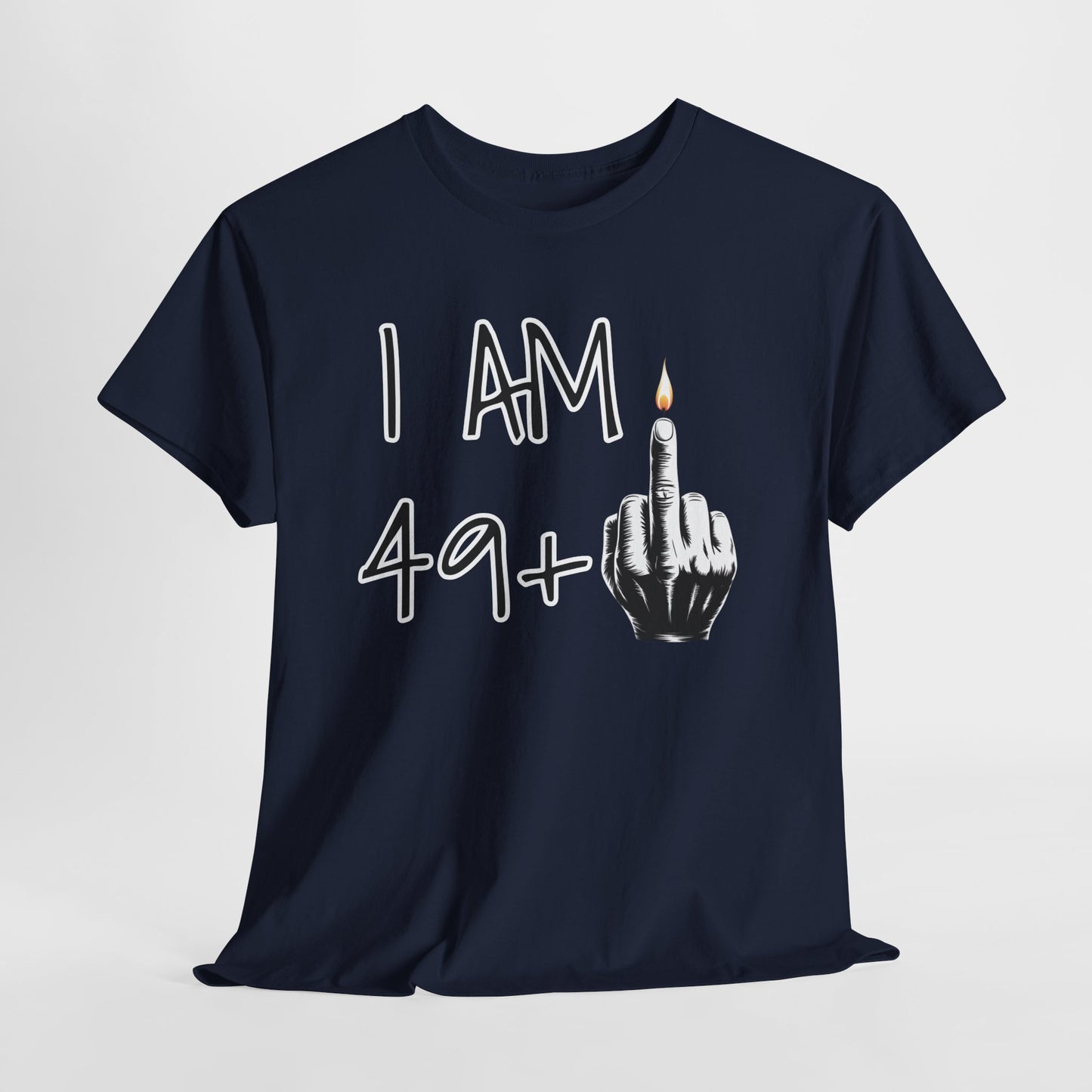 T-shirt 50 Anni Middle Finger | Maglietta Divertente Regalo 50° Compleanno
