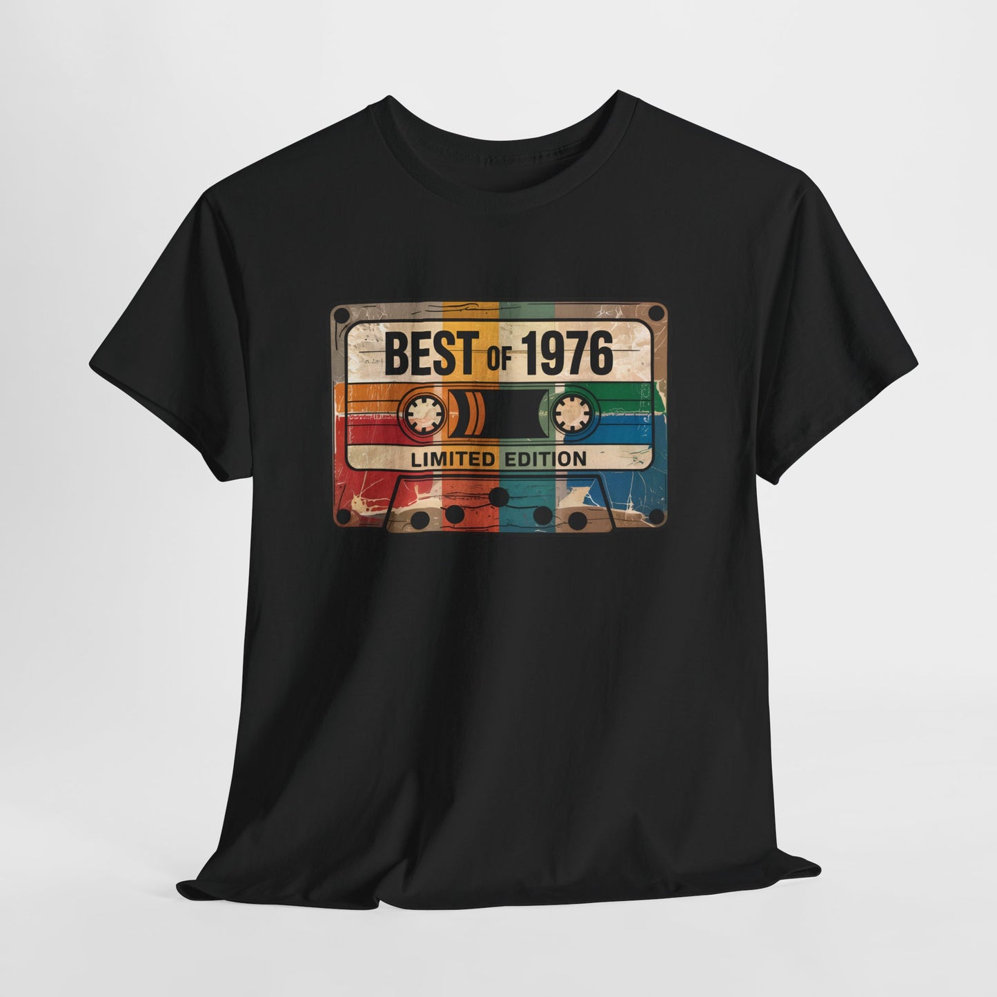 1976 Vintage Cassette 50th Birthday T-Shirt - Limited Edition Retro Bday Tee