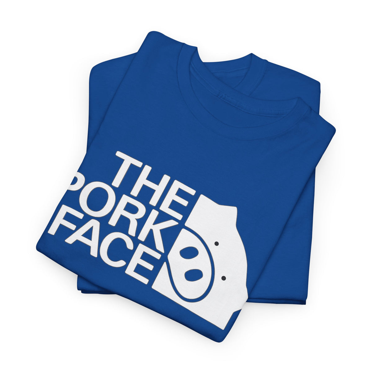 The Pork Face Funny Pig Parody T-Shirt | Pig Lover Graphic Tee