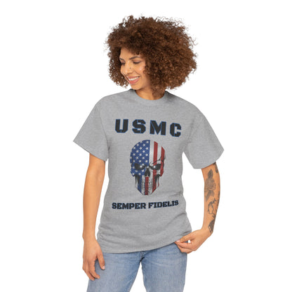 Marines USMC Semper Fidelis T-Shirt | Veteran Patriotic Military Pride Tee