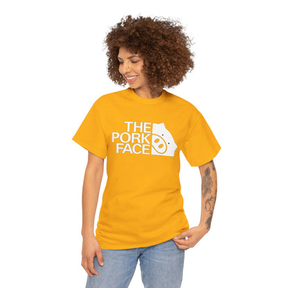 The Pork Face Funny Pig Parody T-Shirt | Pig Lover Graphic Tee