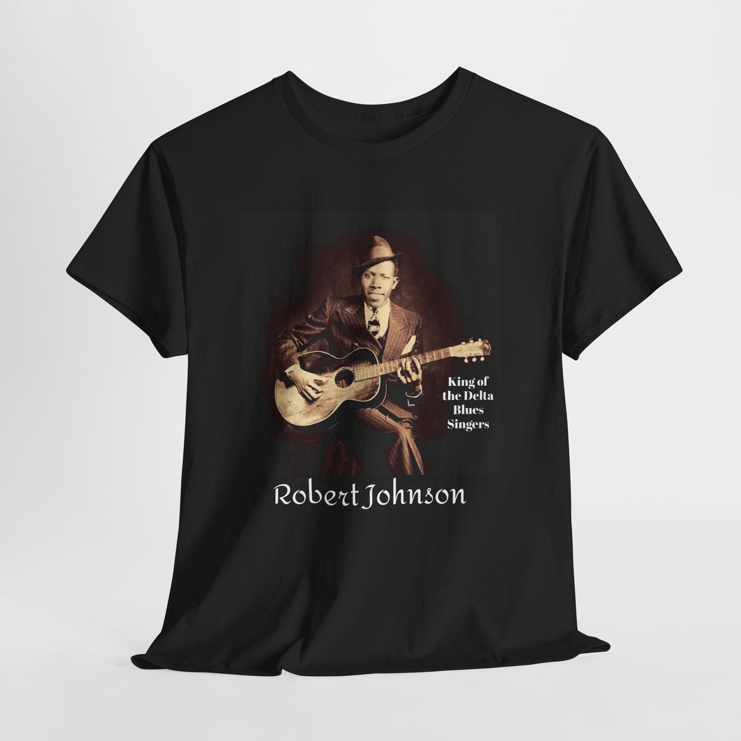 Robert Johnson King of the Blues T-shirt | Music Lover Tee, Vintage Retro Shirt