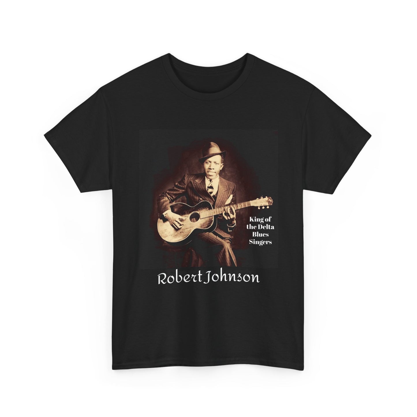 Robert Johnson King of the Blues T-shirt | Music Lover Tee, Vintage Retro Shirt