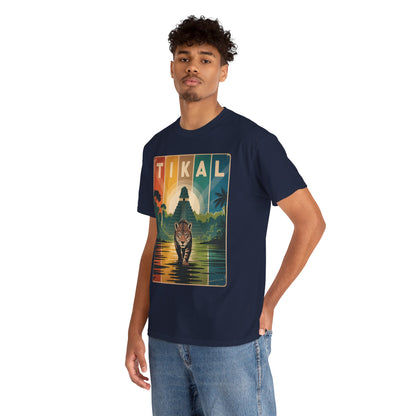 Tikal Jaguar T-Shirt — Guatemala Petén Animal Design