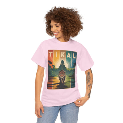 Tikal Jaguar T-Shirt — Guatemala Petén Animal Design