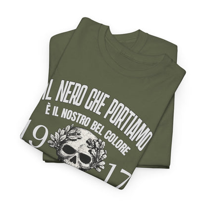 Maglietta Arditi 1917, T-Shirt Vintage Uomo Donna con Teschio, Grafica Storica Militare, Idea Regalo