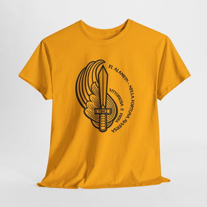 T-Shirt Paracadutisti Folgore El Alamein | Stemma 1942 Pugnale Alato