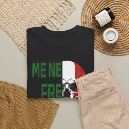 Maglietta Arditi "Me Ne Frego" - T-Shirt Patriottica con Teschio Tricolore