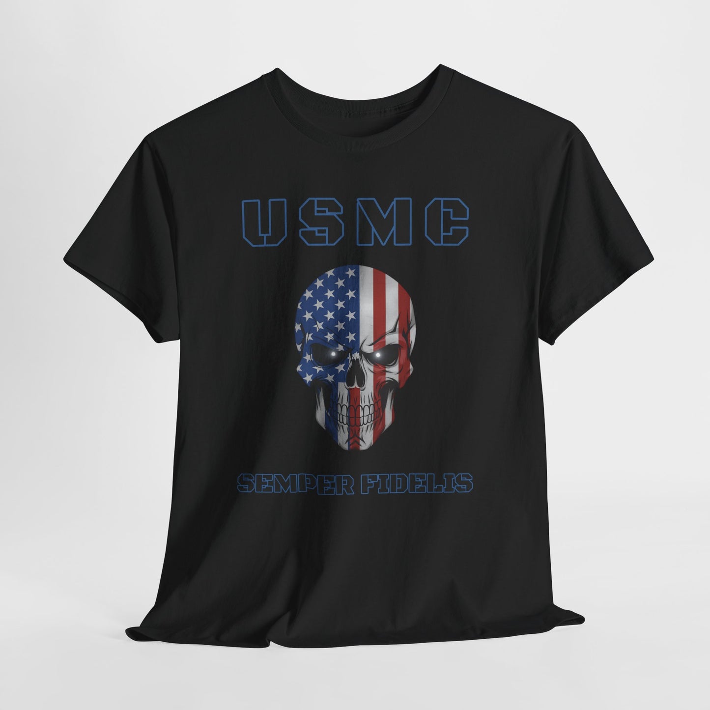 Marines USMC Semper Fidelis T-Shirt | Veteran Patriotic Military Pride Tee