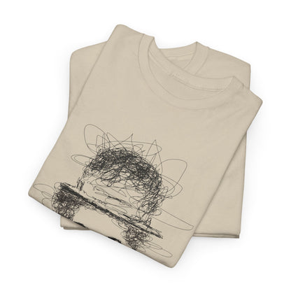 T-shirt Charlie Chaplin, Artistic Character Tee - Unique Graphic Design, Casual Wear, Gift for Artists, Vintage Style, Unisex Fashion