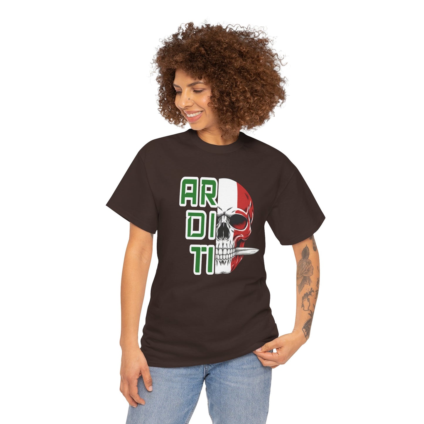 Maglietta Paracadutisti, Maglietta Arditi, Paracadutisti Arditi, Unisex Heavy Cotton T-Shirt Teschio, Shirt Paracadutisti incursori