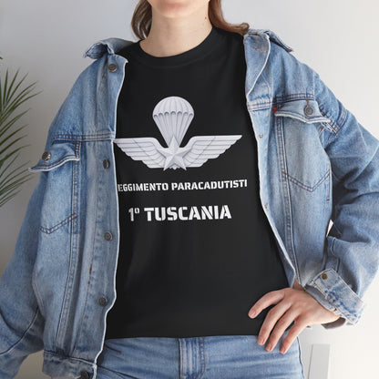 Paracadutisti Reggimento Tuscania Emblema T-Shirt | 1 Tuscania Paratrooper