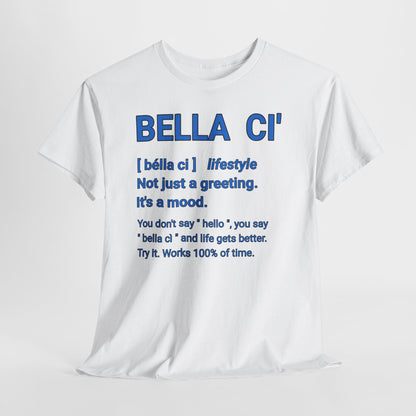 Maglietta Dizionario Romano, Maglietta divertente Vocaboli e sostantivi Romani, modi di dire Romaneschi, Bella Cì