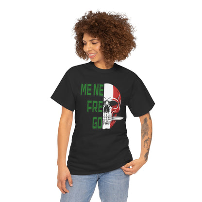Maglietta Arditi "Me Ne Frego" - T-Shirt Patriottica con Teschio Tricolore