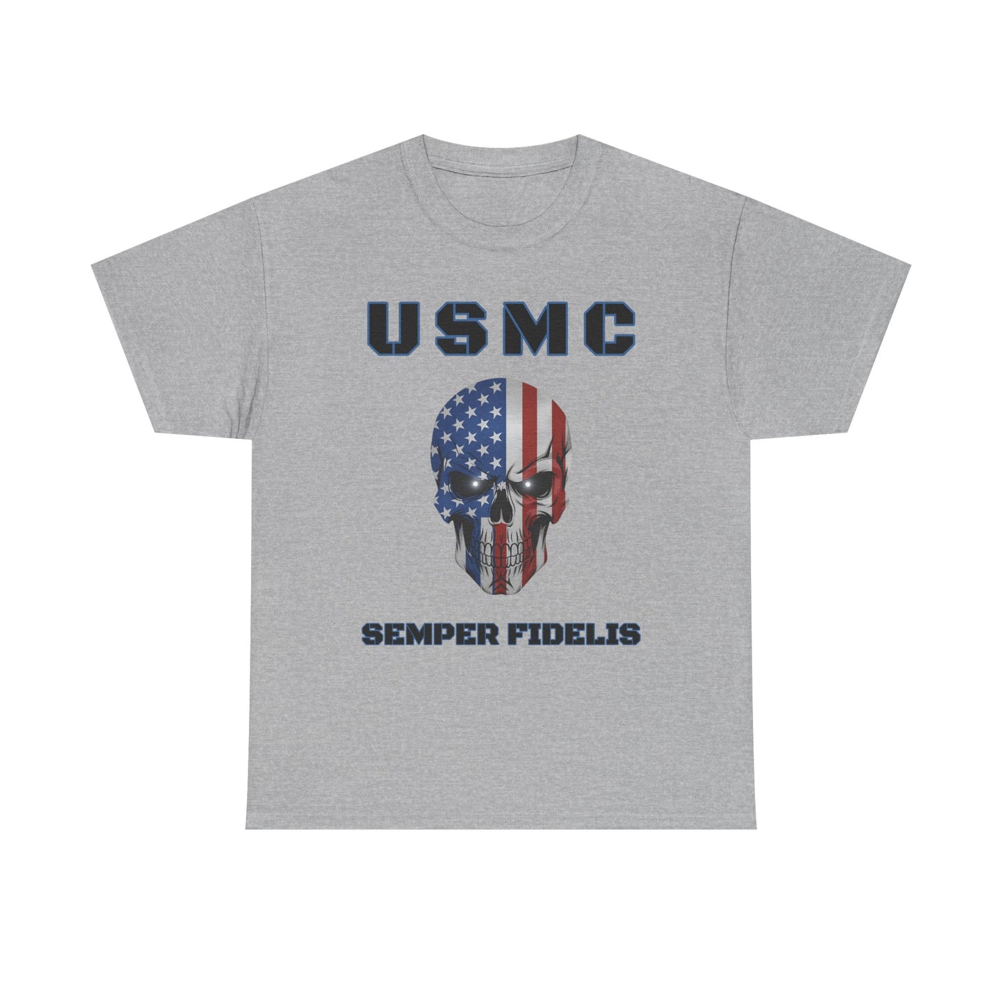 Marines USMC Semper Fidelis T-Shirt | Veteran Patriotic Military Pride Tee