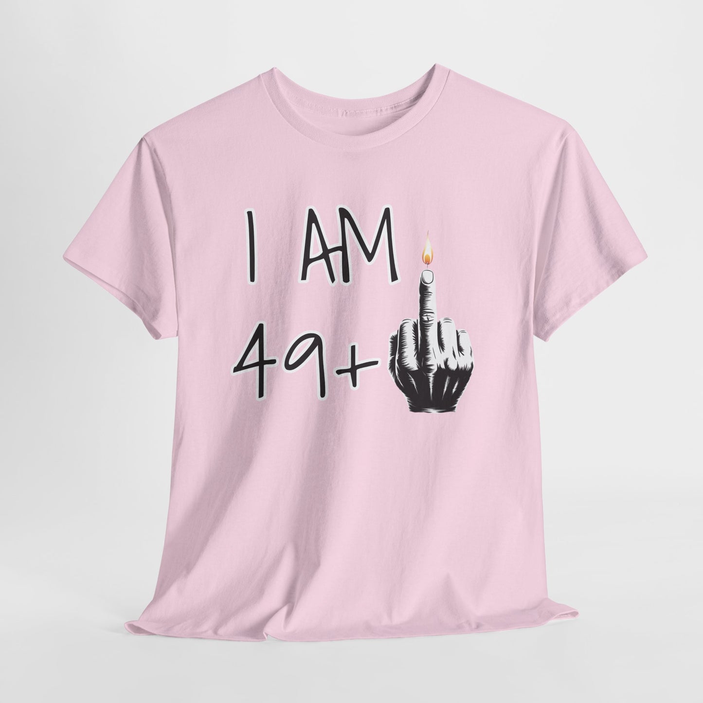 T-shirt 50 Anni Middle Finger | Maglietta Divertente Regalo 50° Compleanno