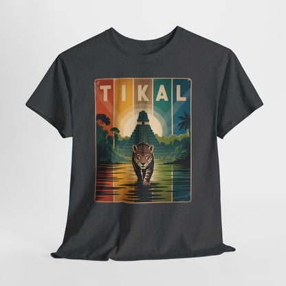 Tikal Jaguar T-Shirt — Guatemala Petén Animal Design