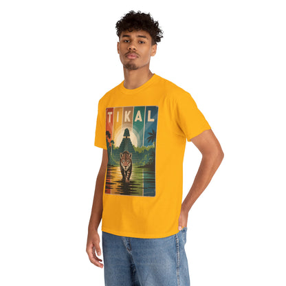 Tikal Jaguar T-Shirt — Guatemala Petén Animal Design